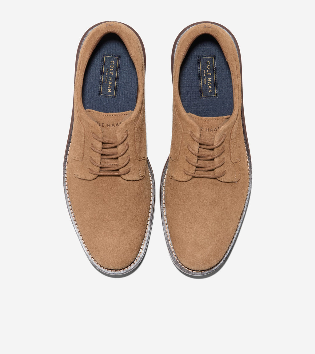 Men's Grand Neoclassic Plain Toe Oxfords-Toasted Coconut-Dark Natural