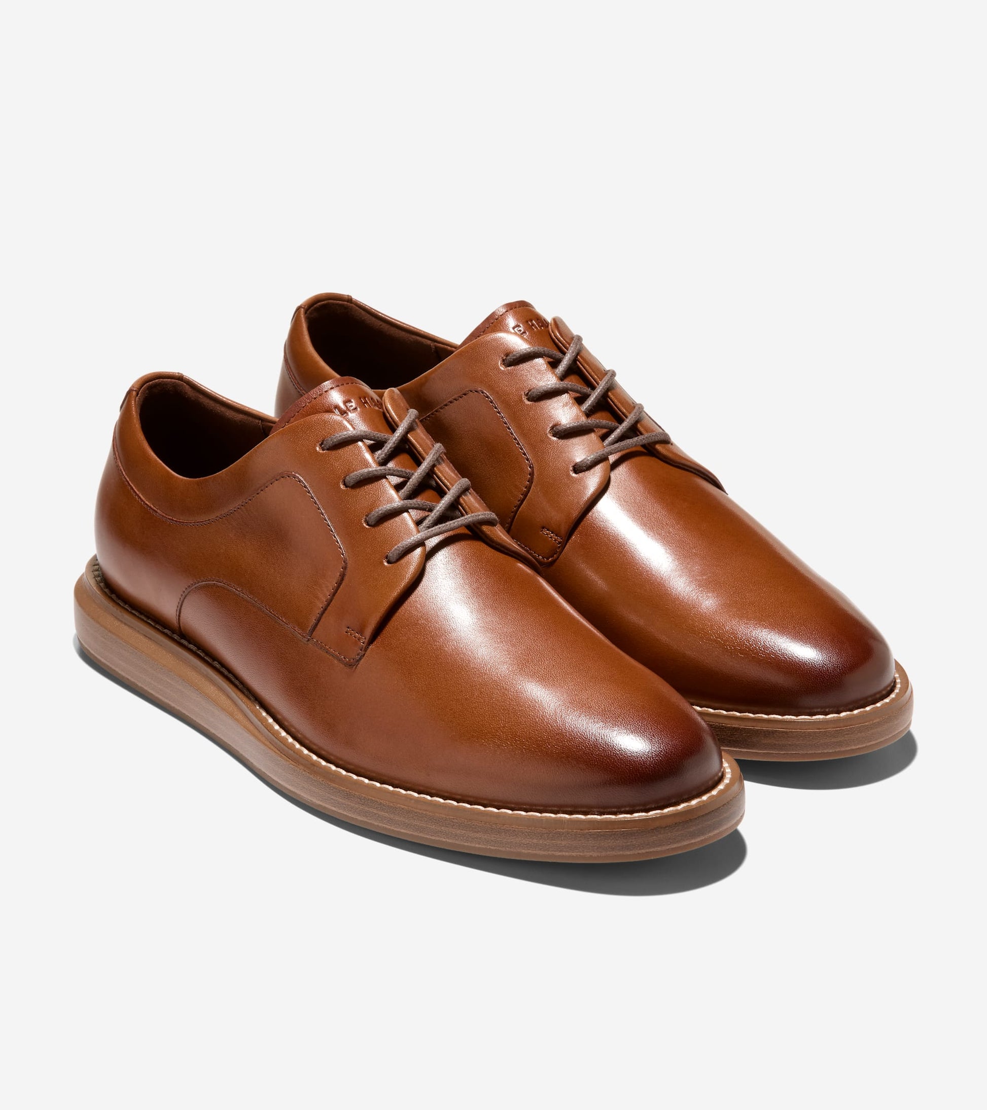 Men's Grand Neoclassic Plain Toe Oxfords-British Tan-Dark Natural