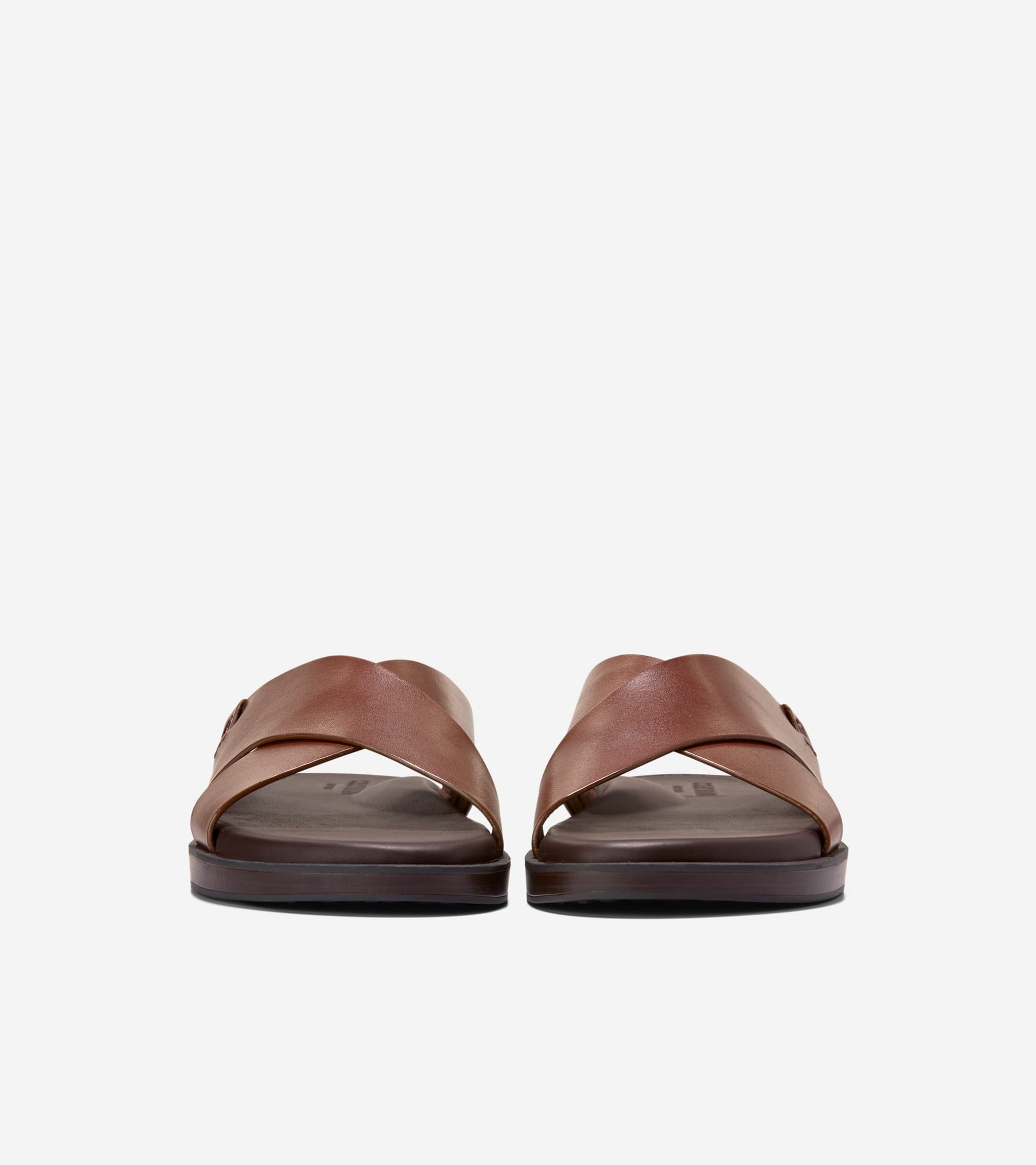 Men's Grand Neoclassic Cross Strap Sandals-Woodbury-Dark Natural
