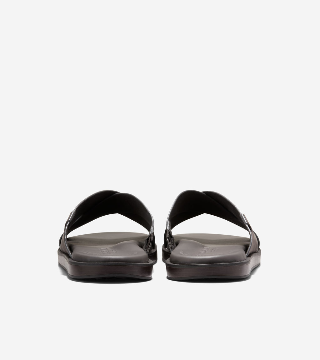 Men's Grand Neoclassic Cross Strap Sandals-Castlerock-Dark Natural