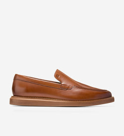 Men's Grand Neoclassic Venetian Loafers-British Tan-Dark Natural