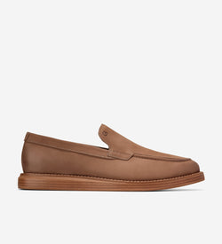 Men's Grand Neoclassic Venetian Loafers-Light Whiskey-Dark Natural