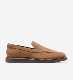 Men's Grand Neoclassic Venetian Loafers-Spiced Brown-Dark Brown