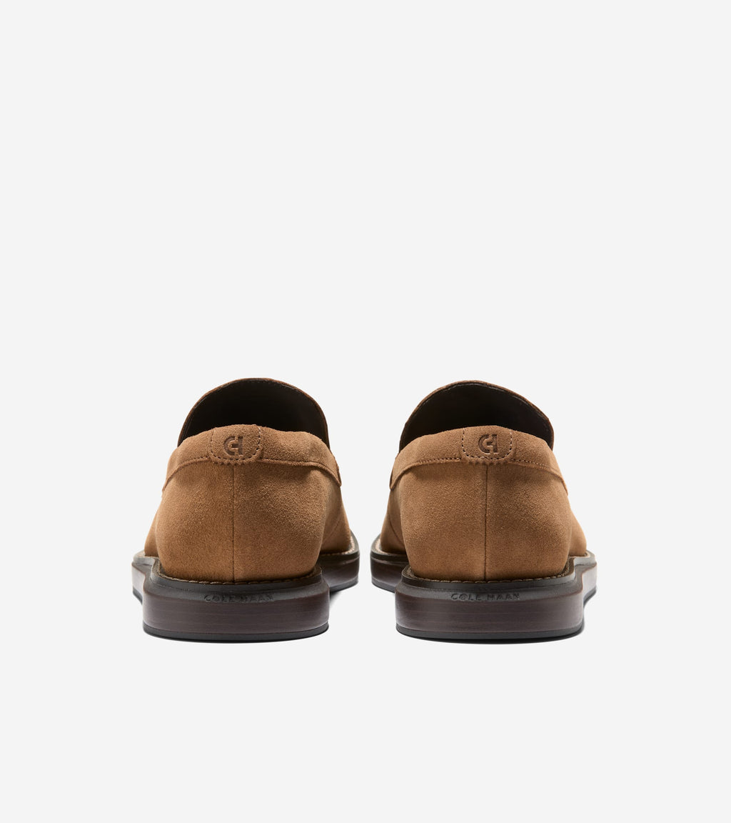Men's Grand Neoclassic Venetian Loafers-Spiced Brown-Dark Brown