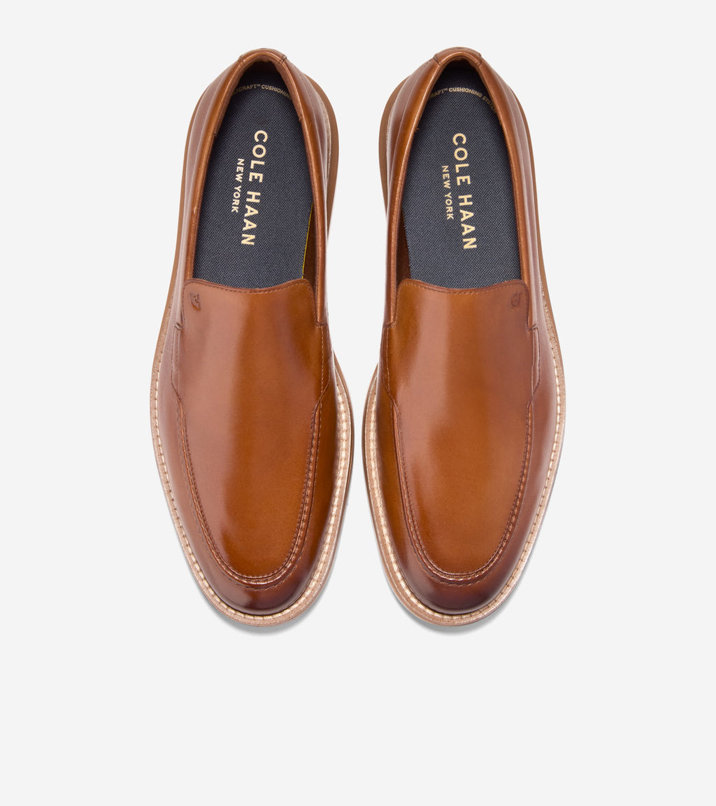Men's Grand Neoclassic Venetian Loafers-British Tan-Dark Natural