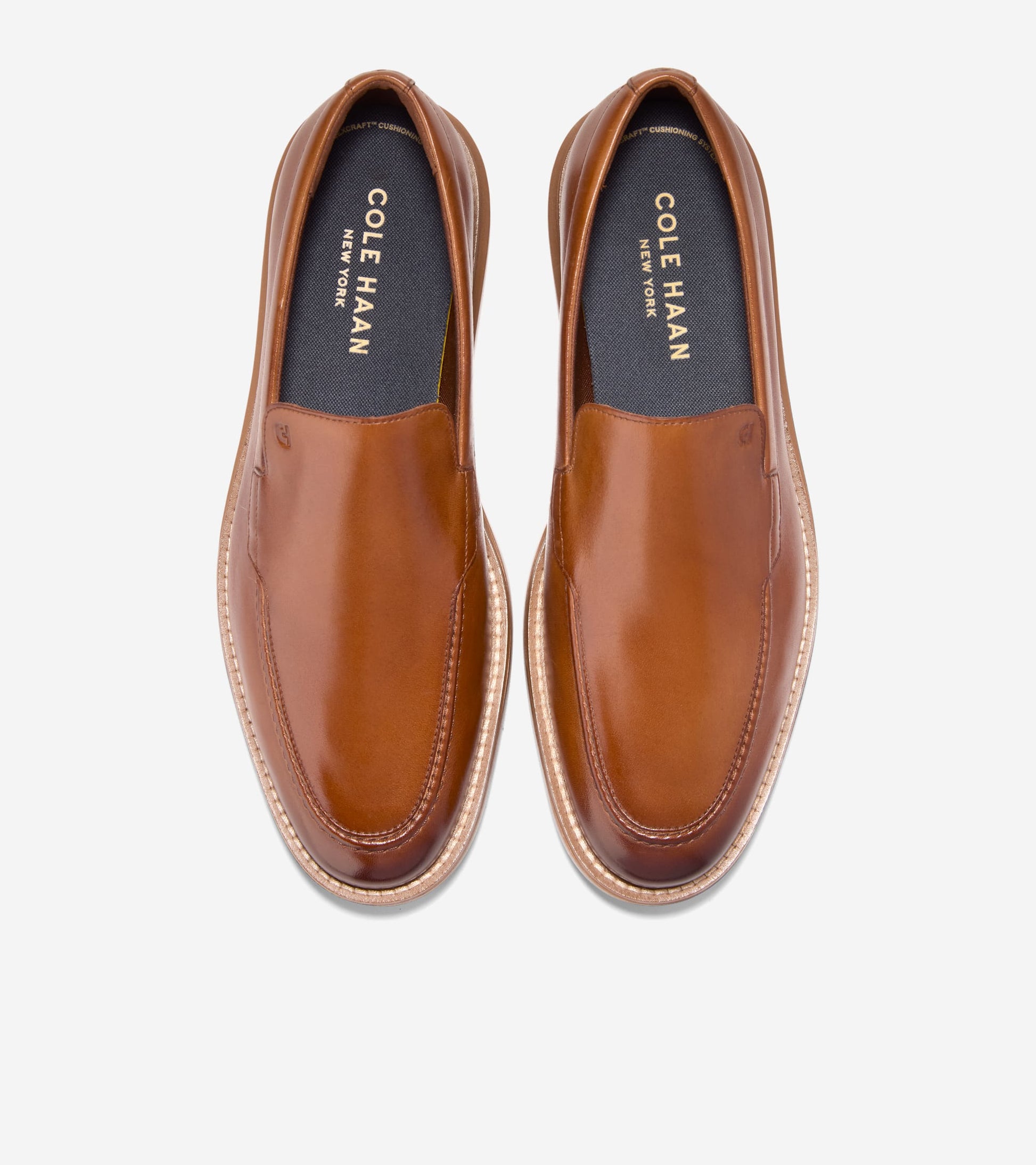 Men's Grand Neoclassic Venetian Loafers-British Tan-Dark Natural