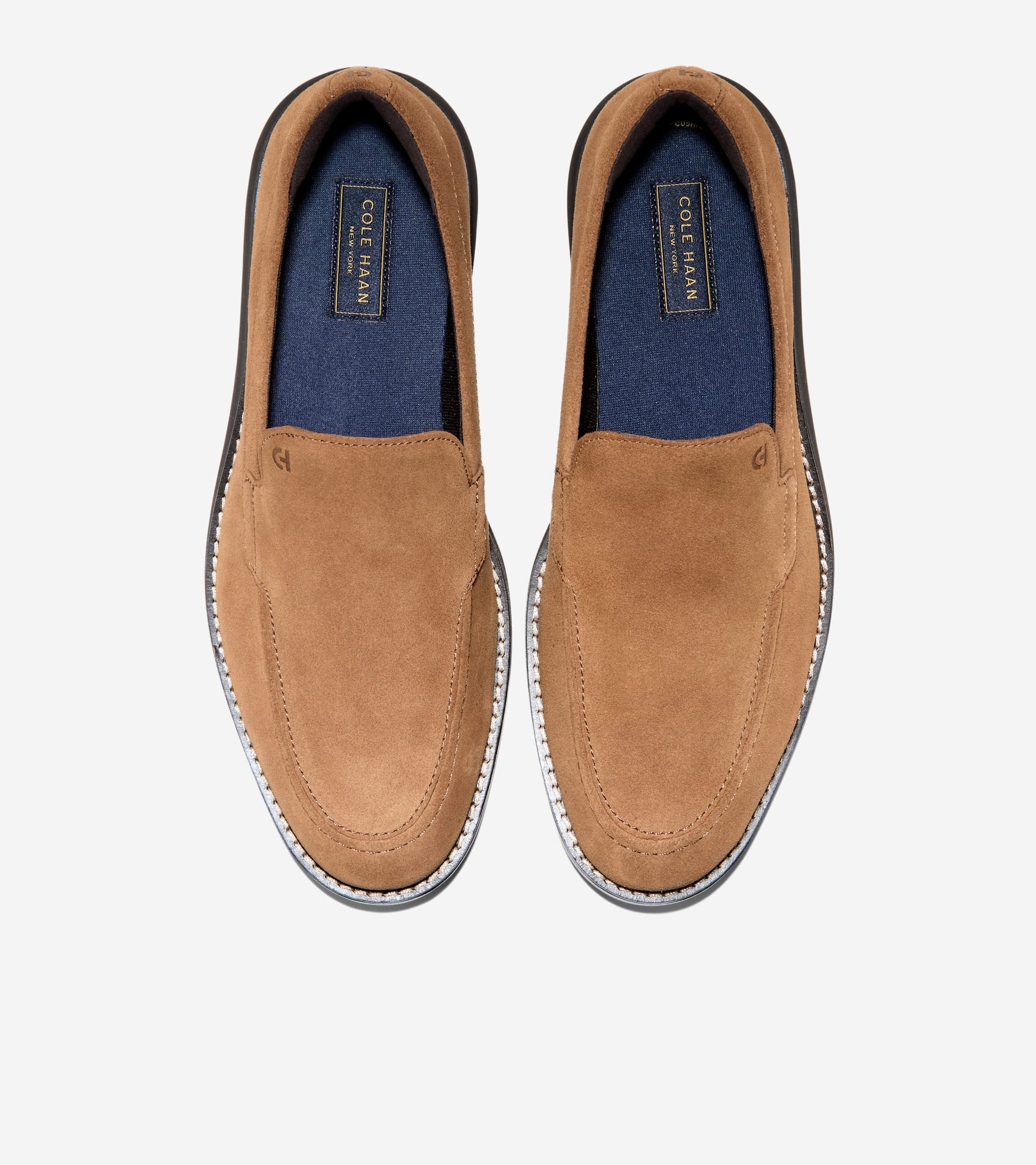 Men's Grand Neoclassic Venetian Loafers-Spiced Brown-Dark Brown
