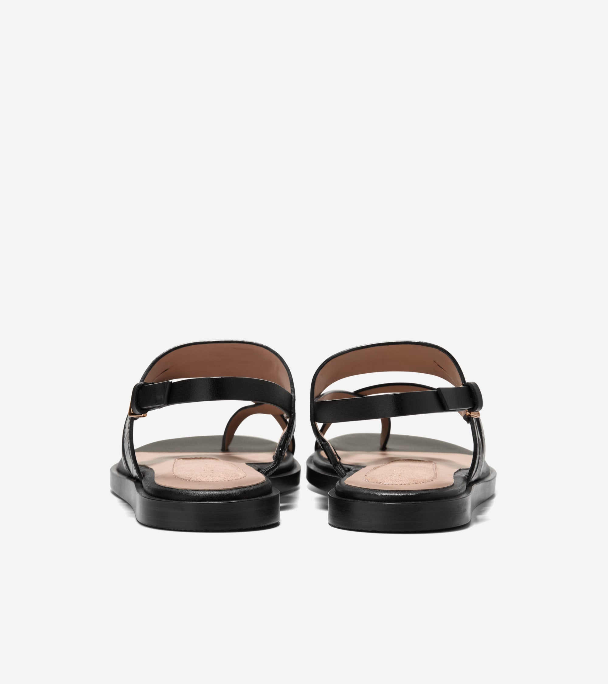 Women's Go-To Estella Flat Thong Sandals in Black | Cole Haan