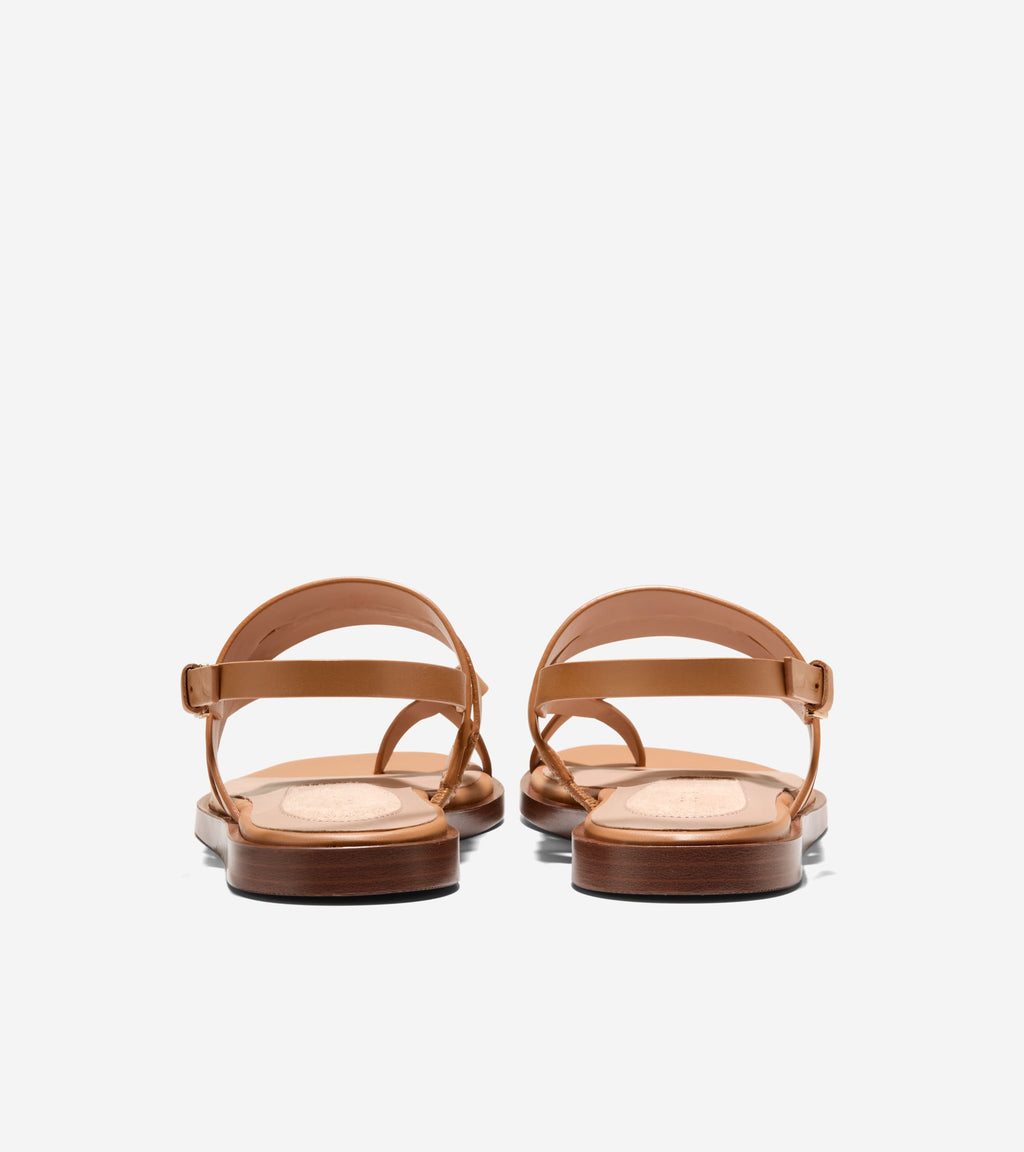 Women's Go-To Estella Flat Thong Sandals-Biscuit