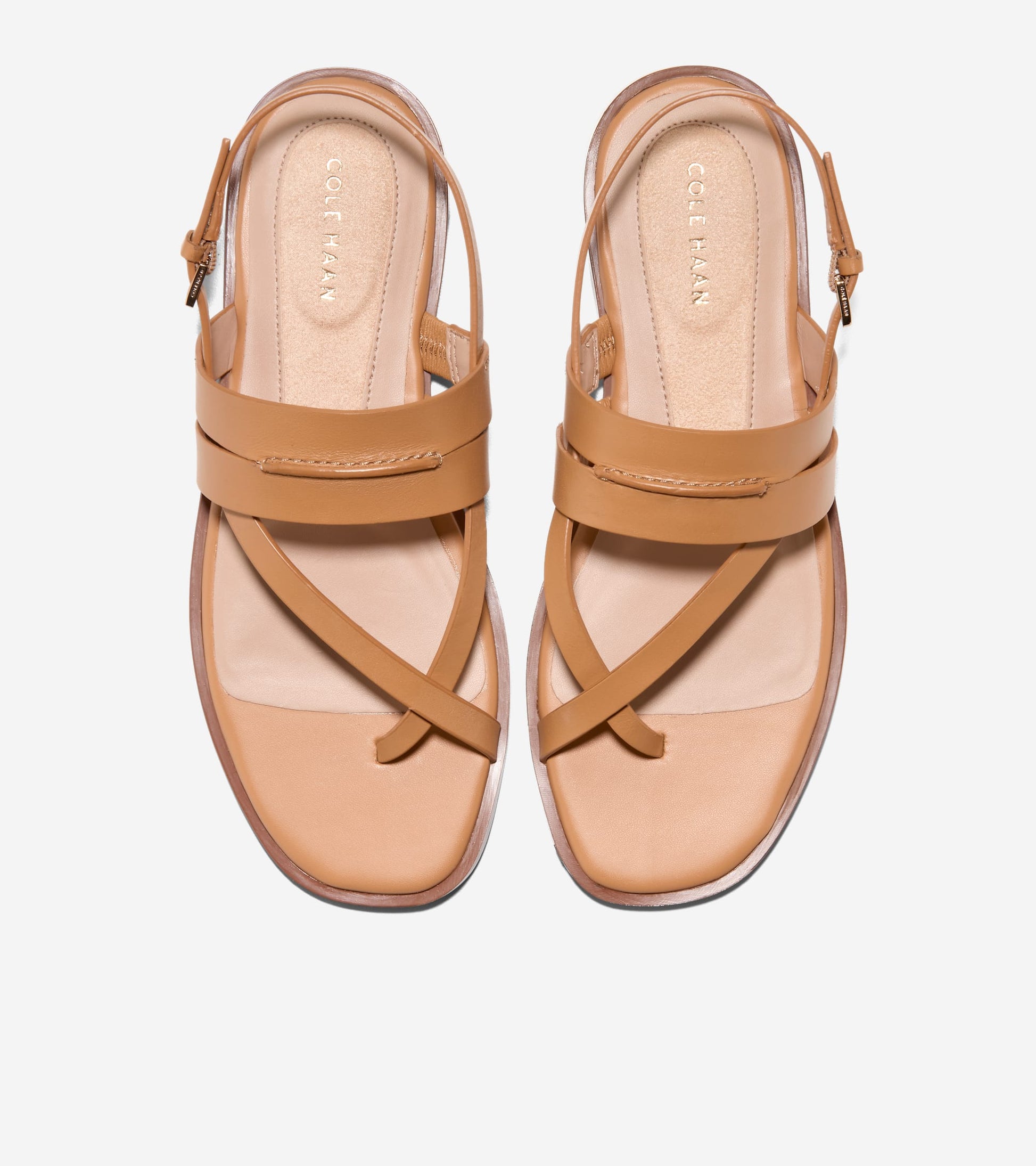 Women's Go-To Estella Flat Thong Sandals-Biscuit