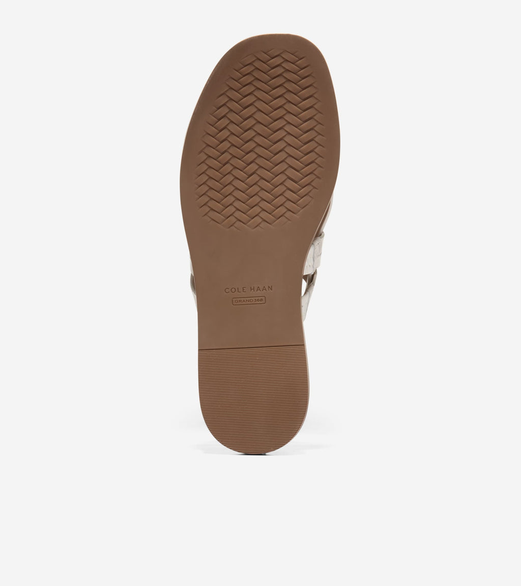 Women's Go-To Estella Flat Thong Sandals-Powder Croc Print