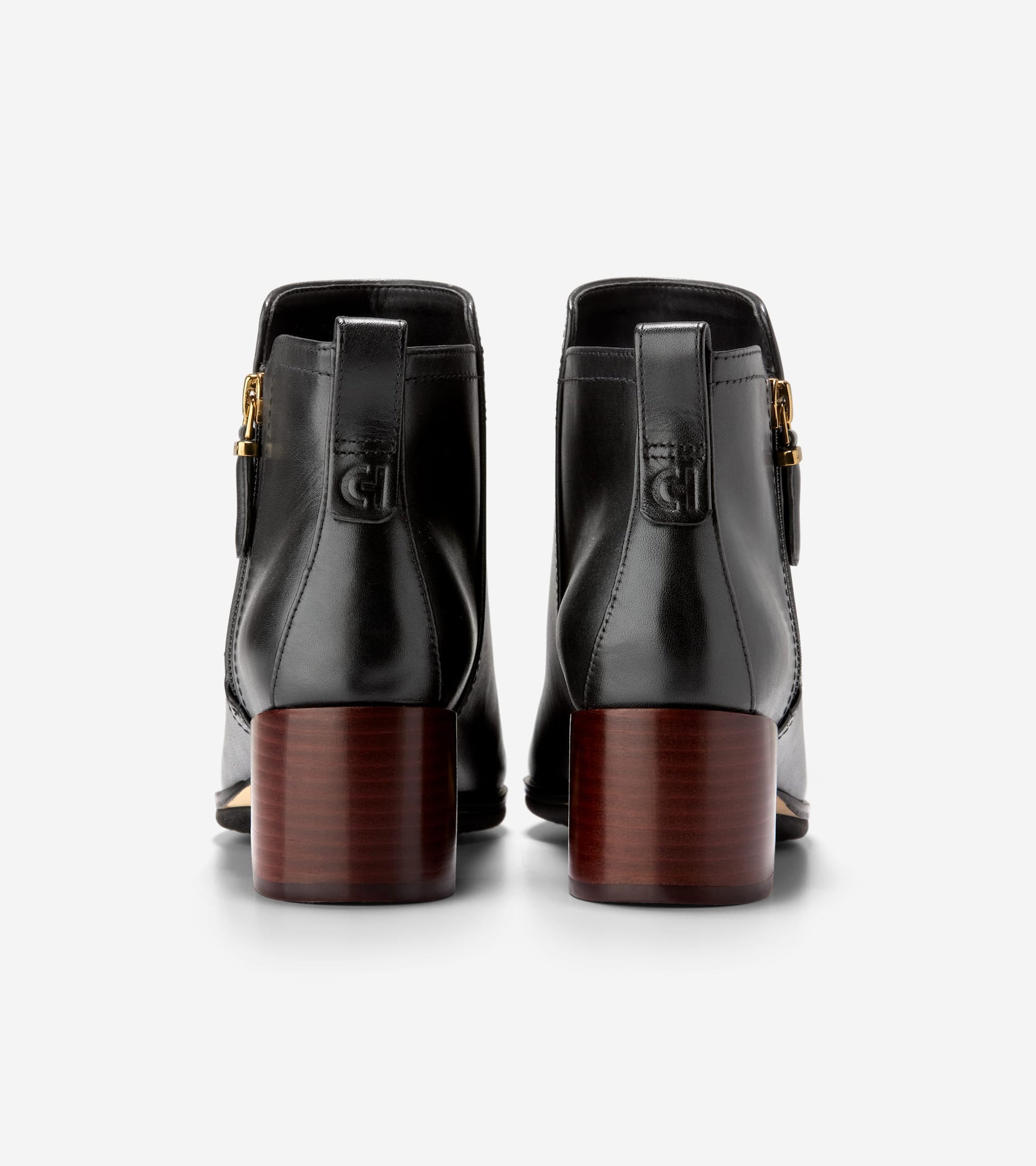 cole haan womens dress boots Cole Haan Women's Go-To-Serenna Block Heel Tall Shaft Dress Boots - Black - Knee Boots