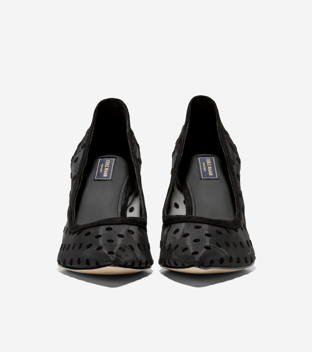 Women's Hansell Pumps-Black Polka Dot-Black