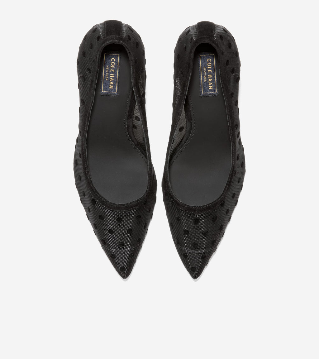 Women's Hansell Pumps-Black Polka Dot-Black