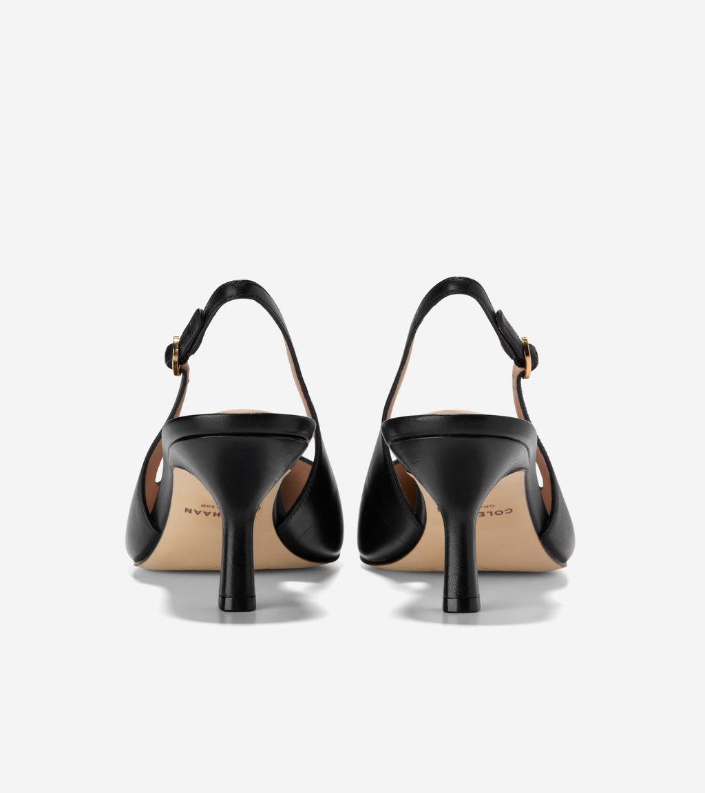 Women's Hansell Sling Back Pumps-Black