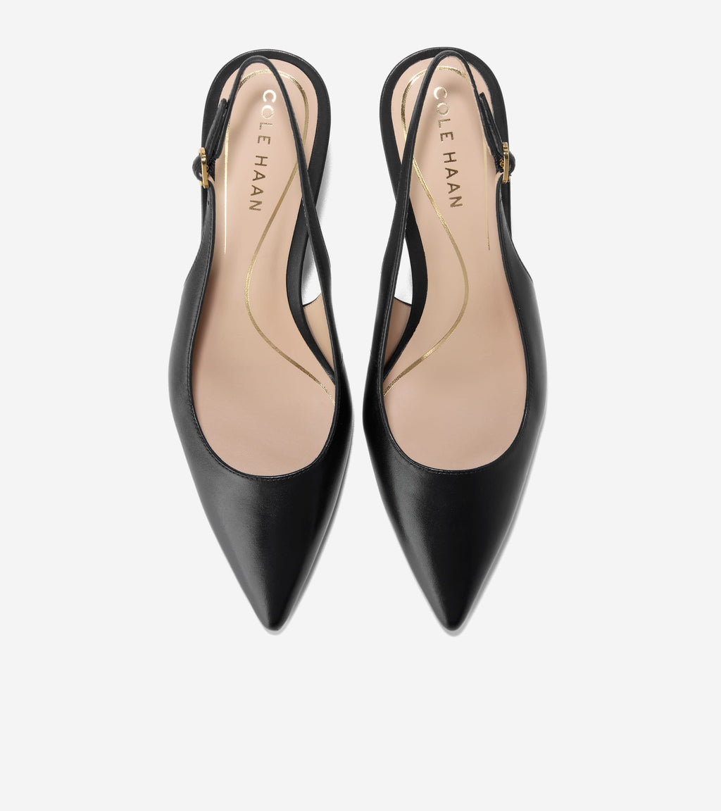Women's Hansell Sling Back Pumps-Black