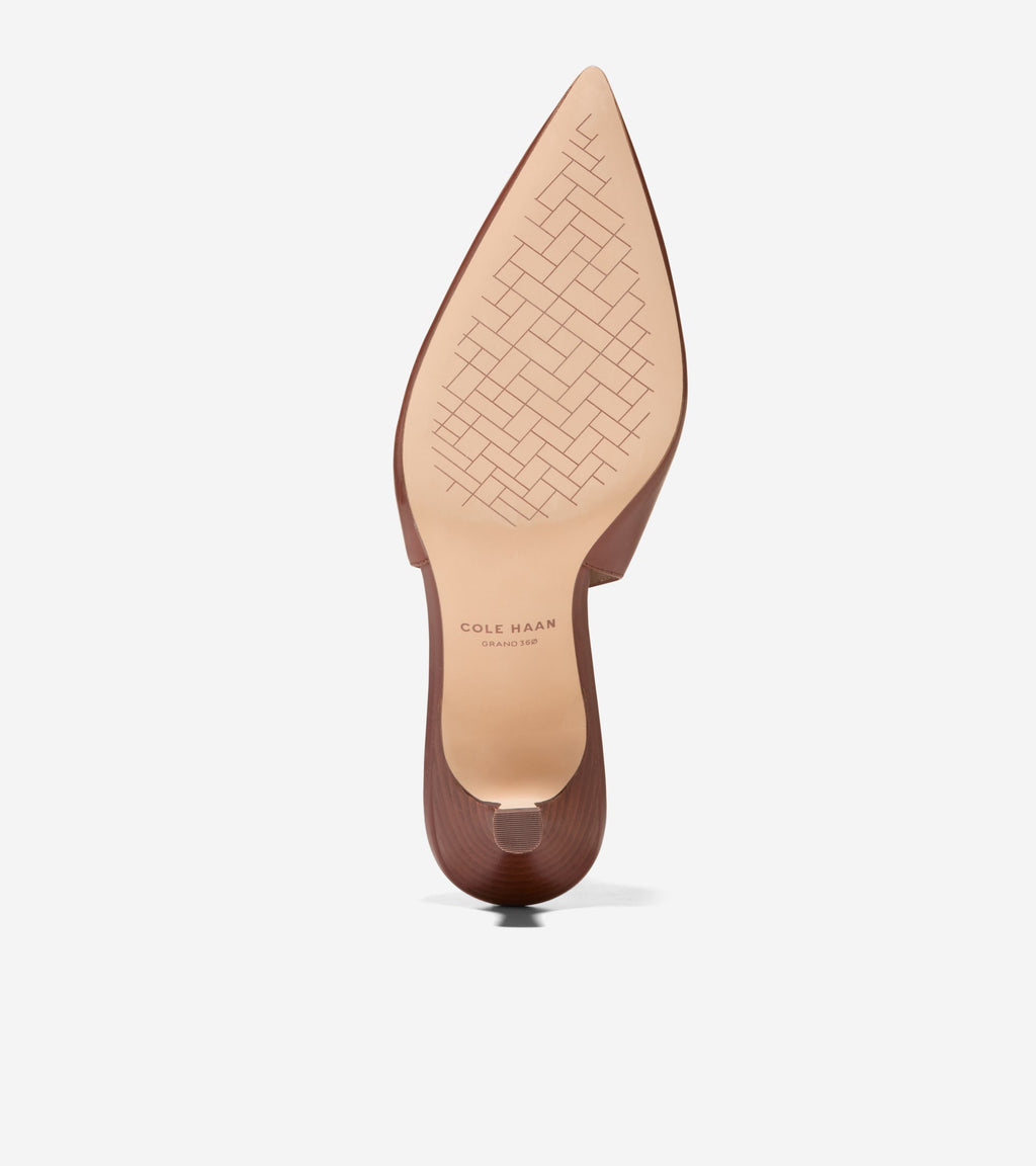 Women's Hansell Slingback Pumps-Dark Cuoio