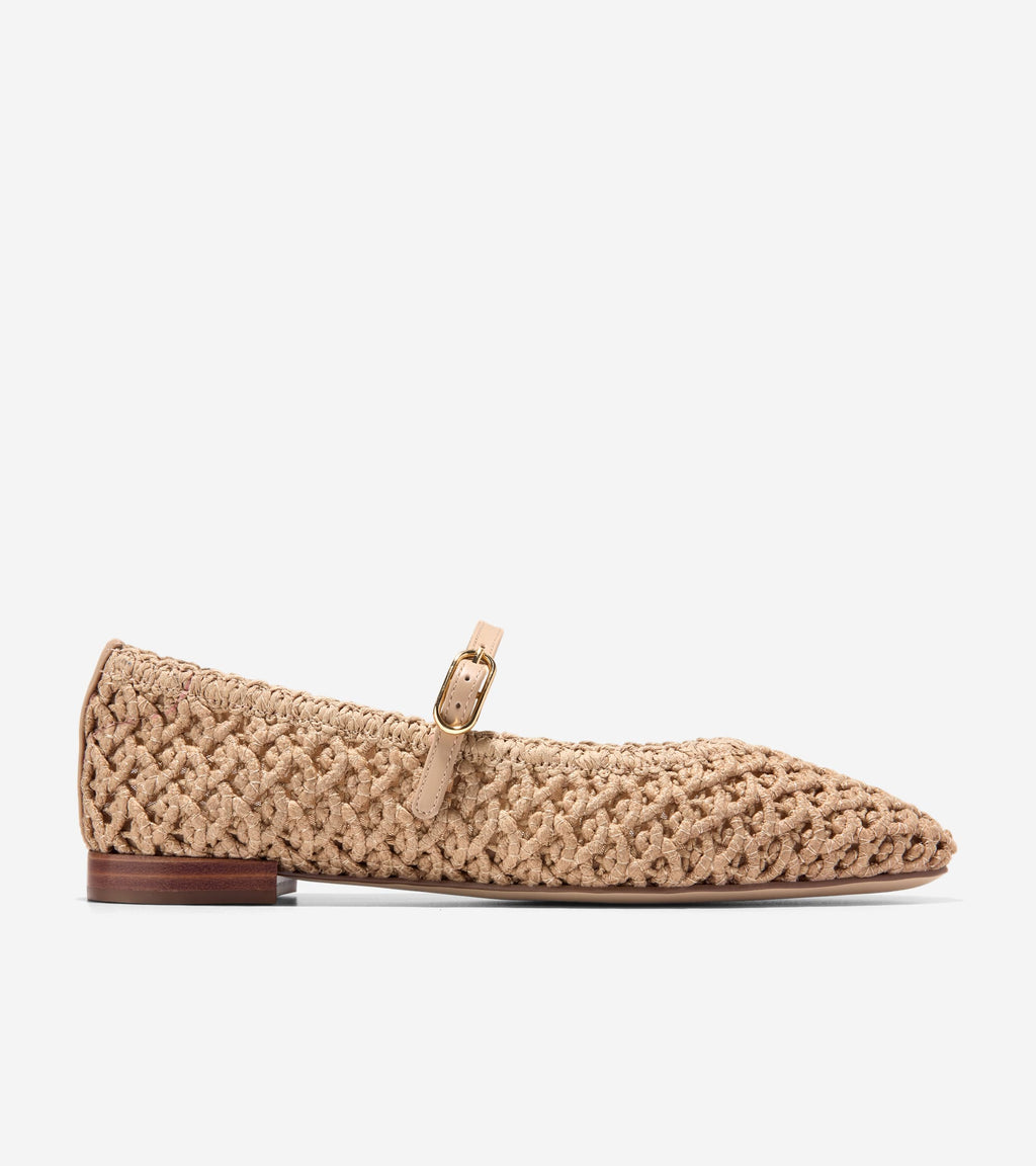 Women's Harlan Mary Jane Ballet Flats-Tuscan Sand