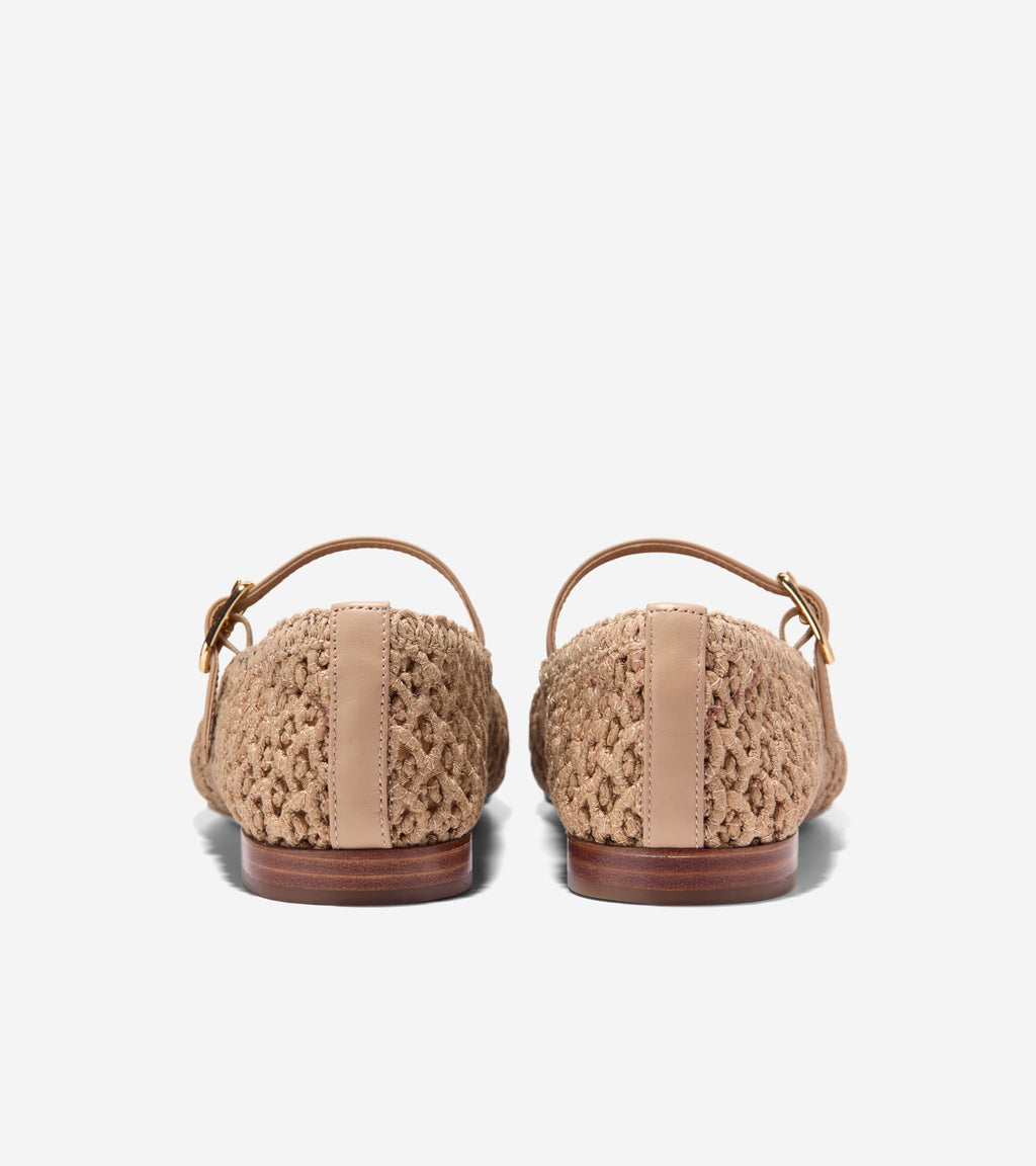 Women's Harlan Mary Jane Ballet Flats-Tuscan Sand