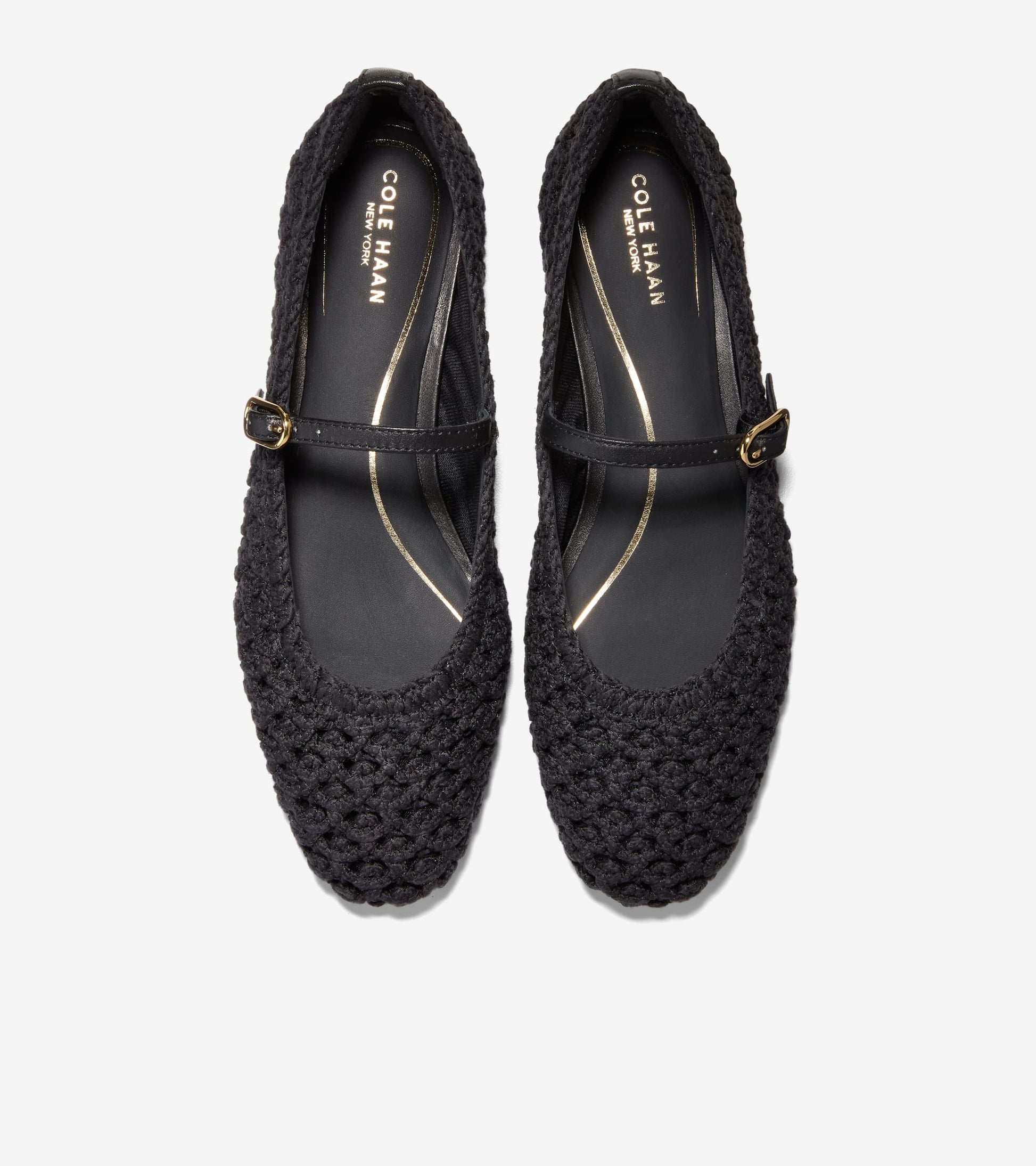 Women's Harlan Mary Jane Ballet Flats-Black