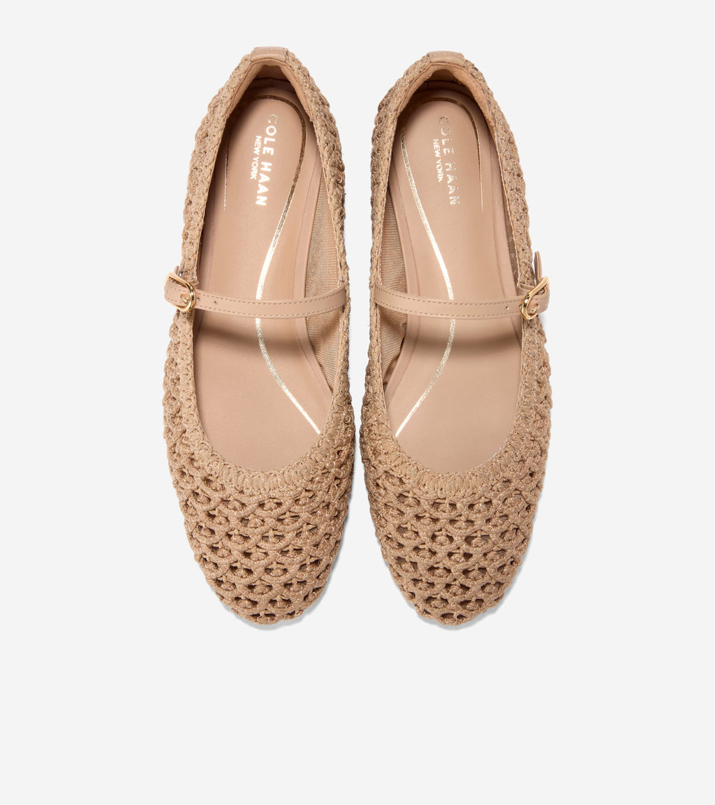 Women's Harlan Mary Jane Ballet Flats-Tuscan Sand