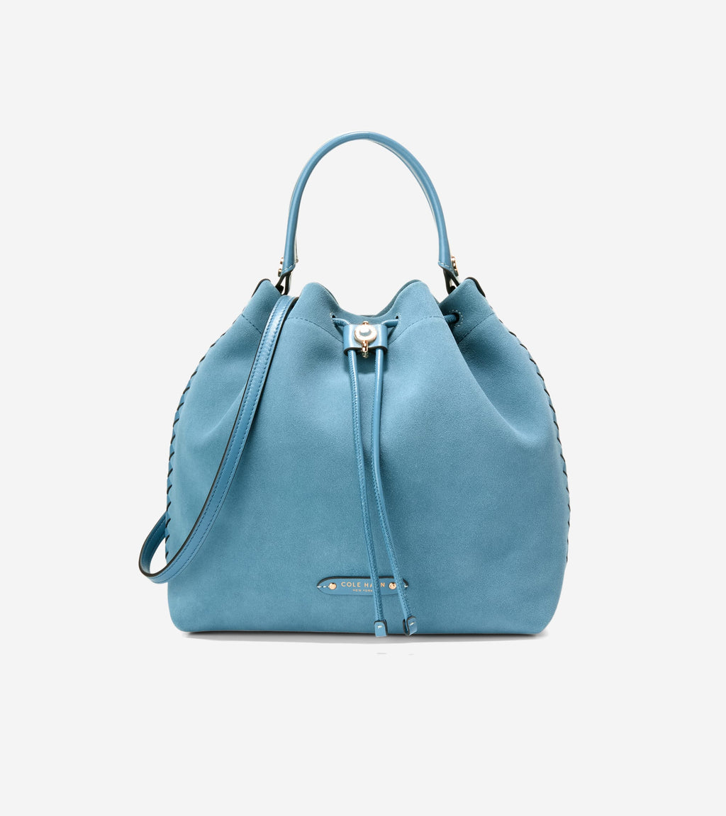 Women's Isabella Bucket Bag-Provincial Blue