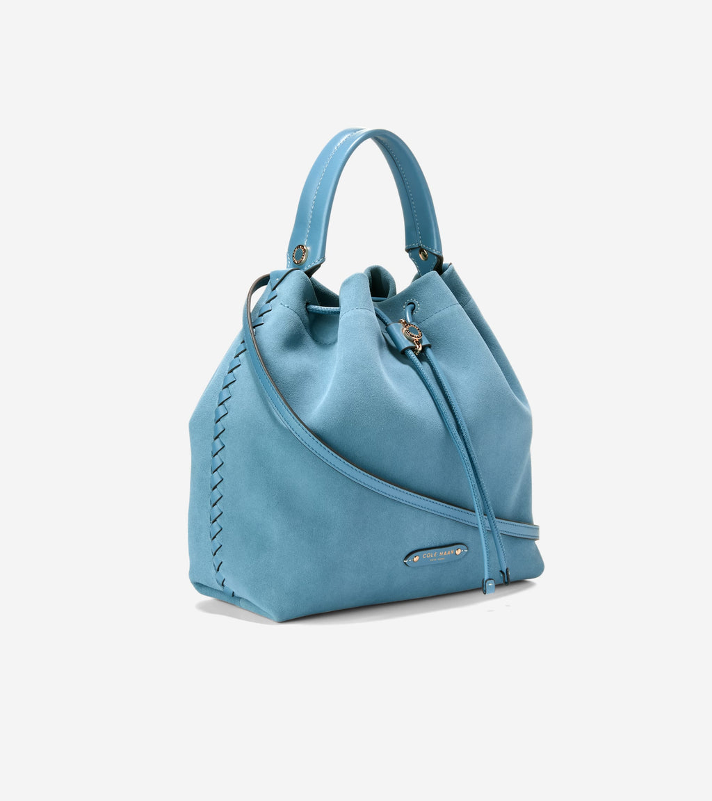Women's Isabella Bucket Bag-Provincial Blue