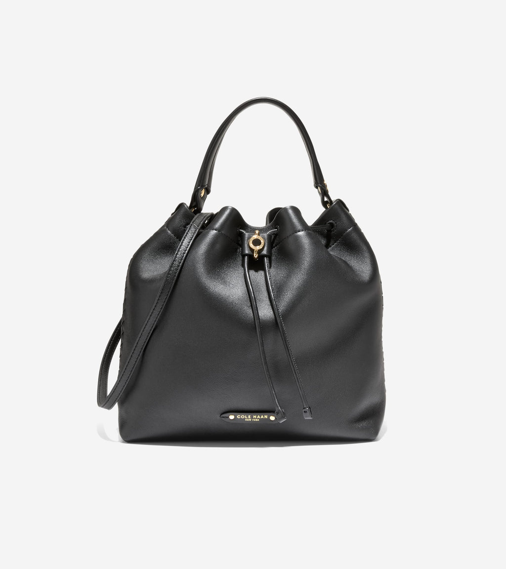 Women's Isabella Bucket Bag-Black
