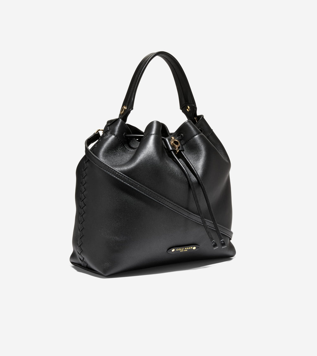 Women's Isabella Bucket Bag-Black