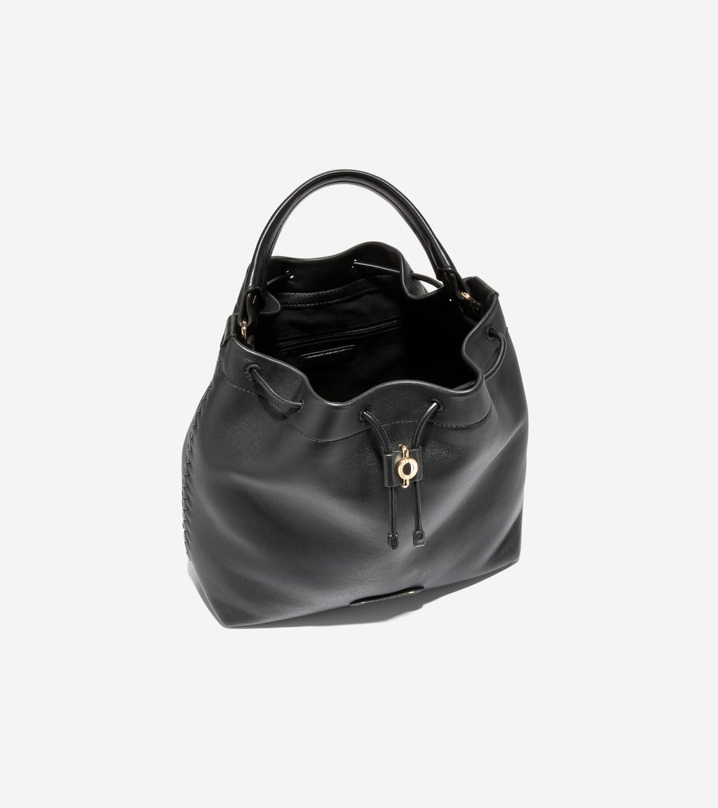 Women's Isabella Bucket Bag-Black