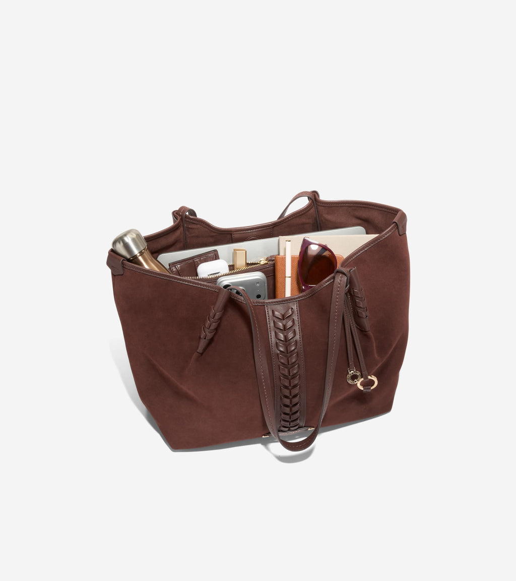 Women's Isabella Slouchy Tote Bag-Madeira Brown