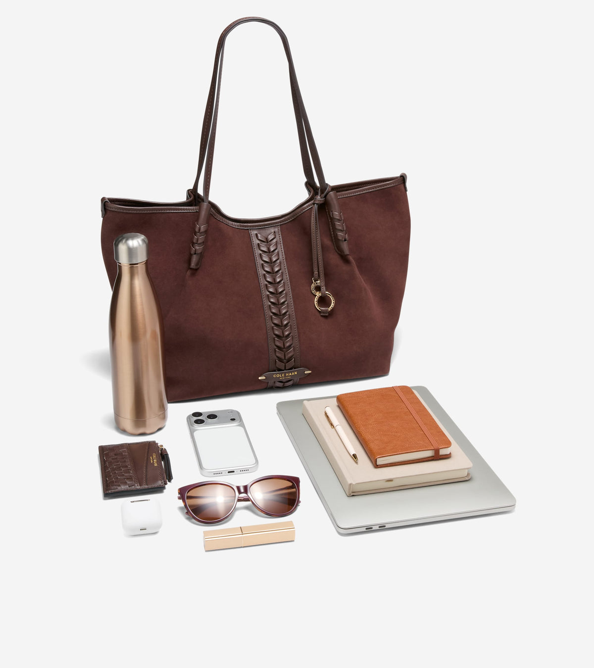 Women's Isabella Slouchy Tote Bag-Madeira Brown