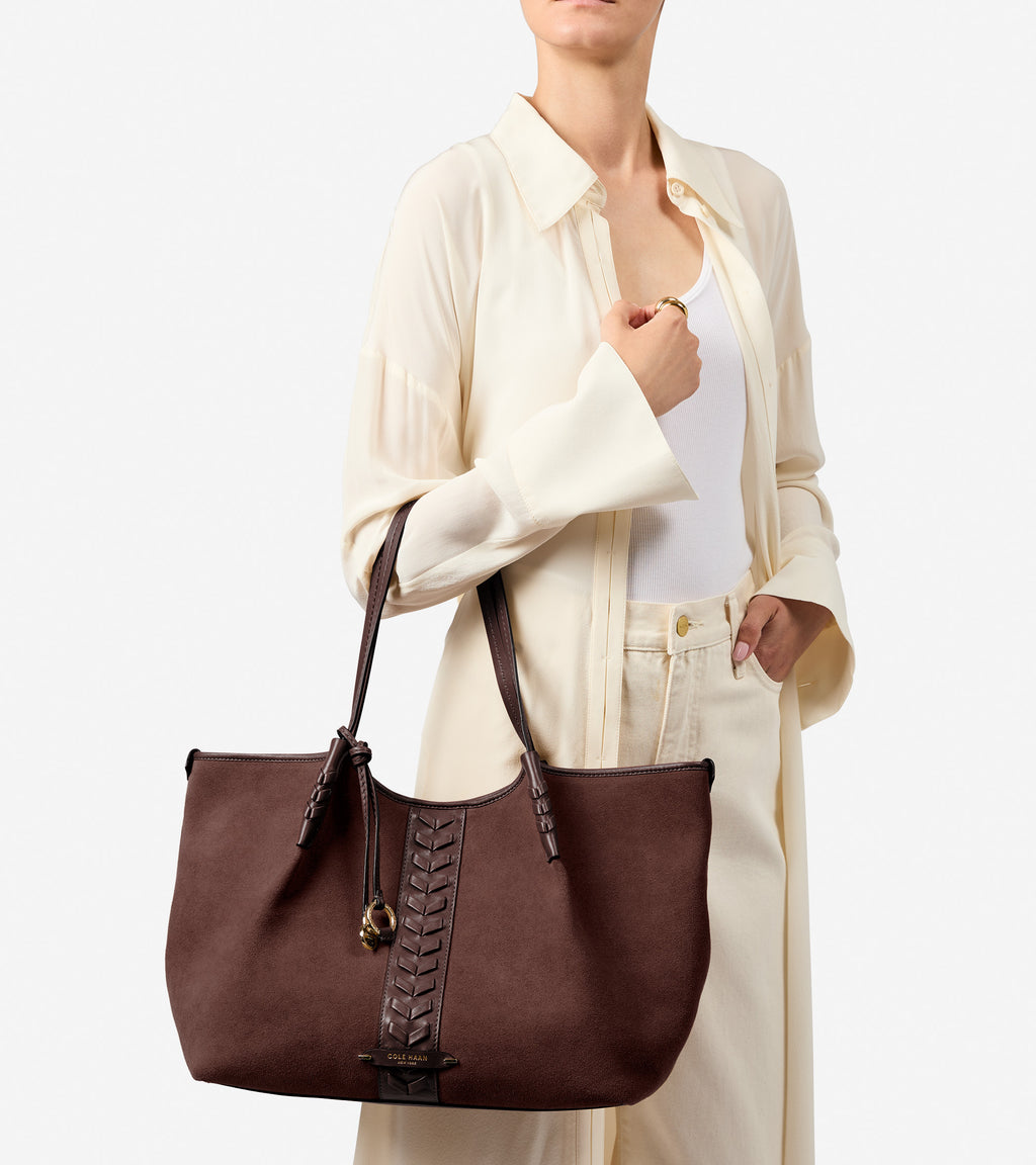 Women's Isabella Slouchy Tote Bag-Madeira Brown