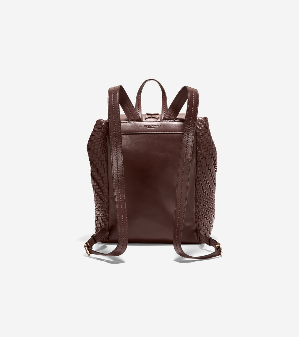Women's Isabella Woven Backpack-Madeira Brown