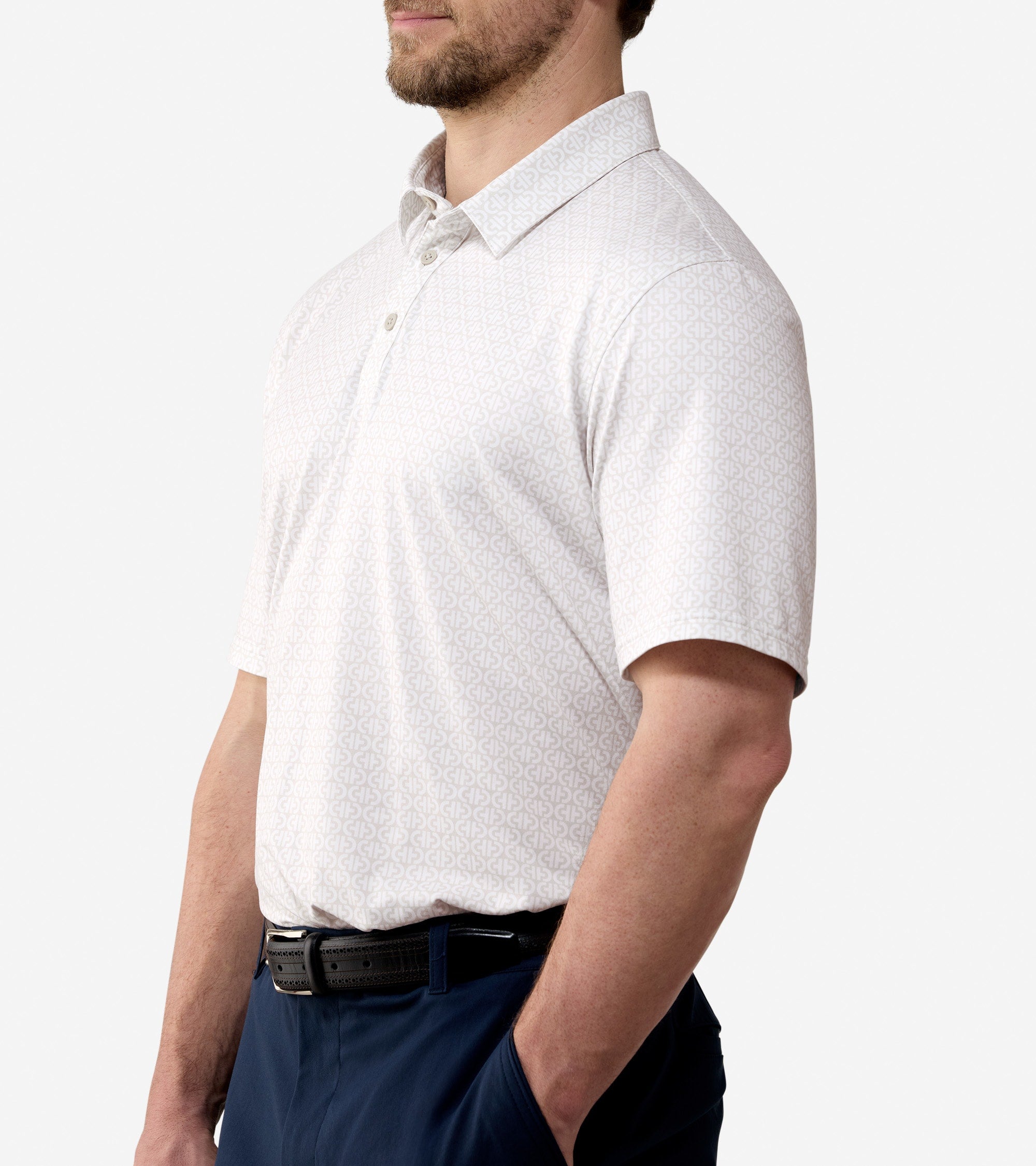 Men's Iconic Polo Shirt in Grey | Cole Haan