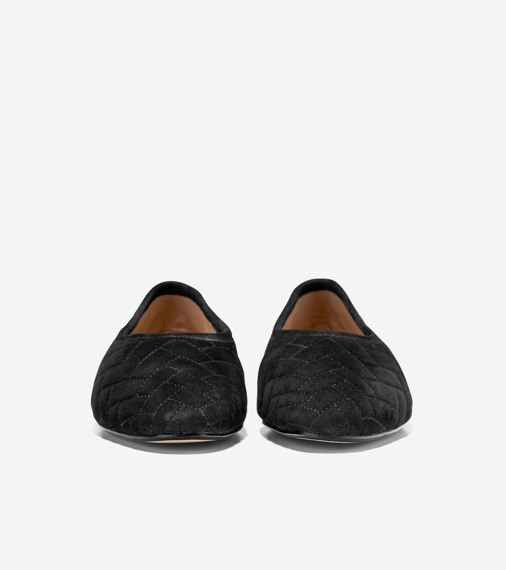 Women's Jasleen Quilted Ballet Flats-Black Quilted