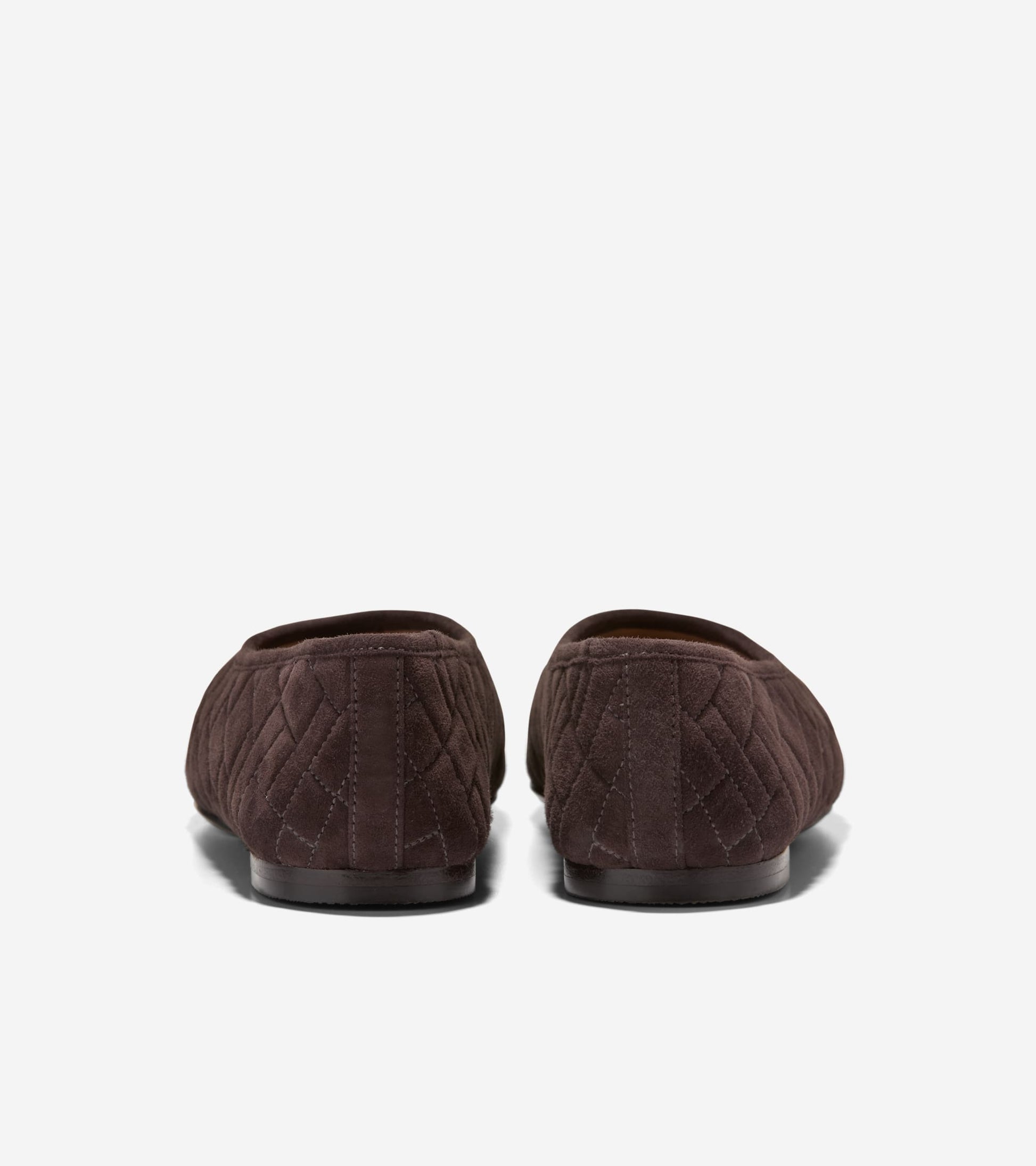 Women's Jasleen Quilted Ballet Flats-Dark Chocolate Quilted