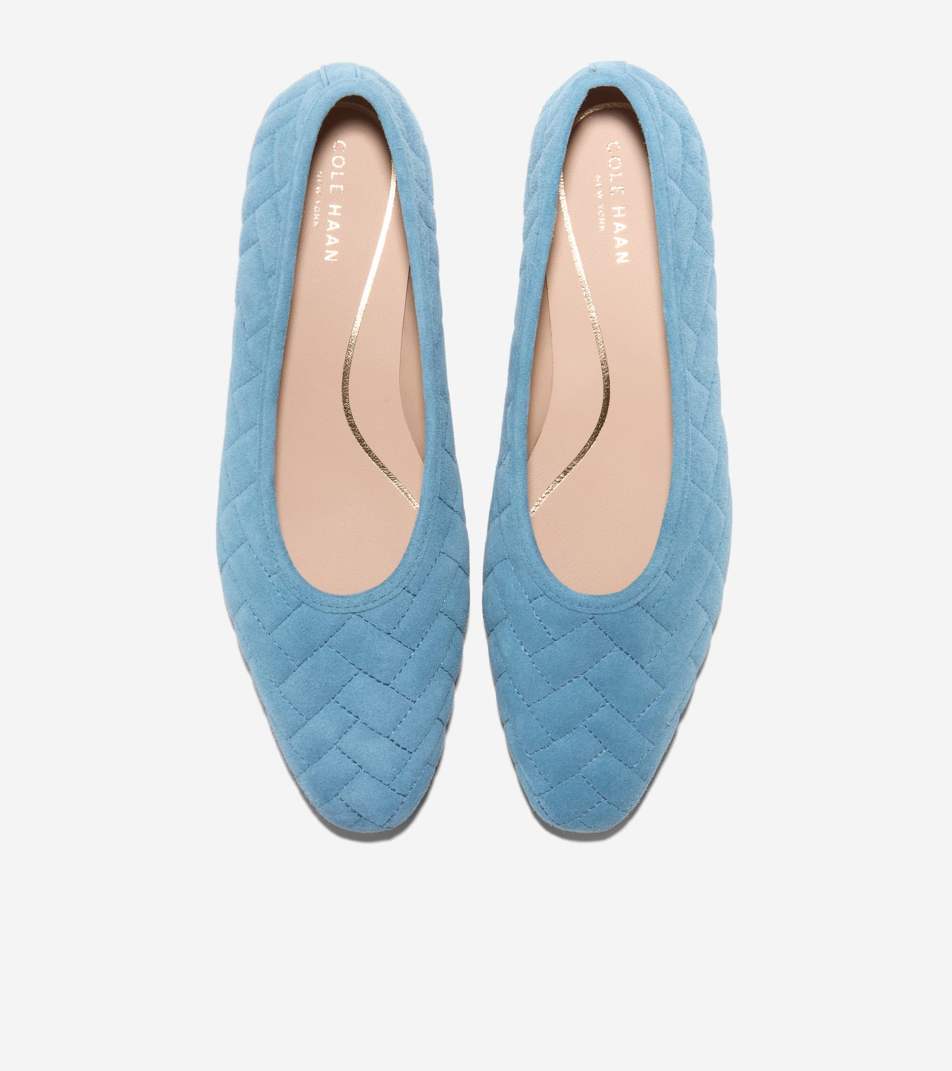 Women's Jasleen Quilted Ballet Flats-Provincial Blue Quilted