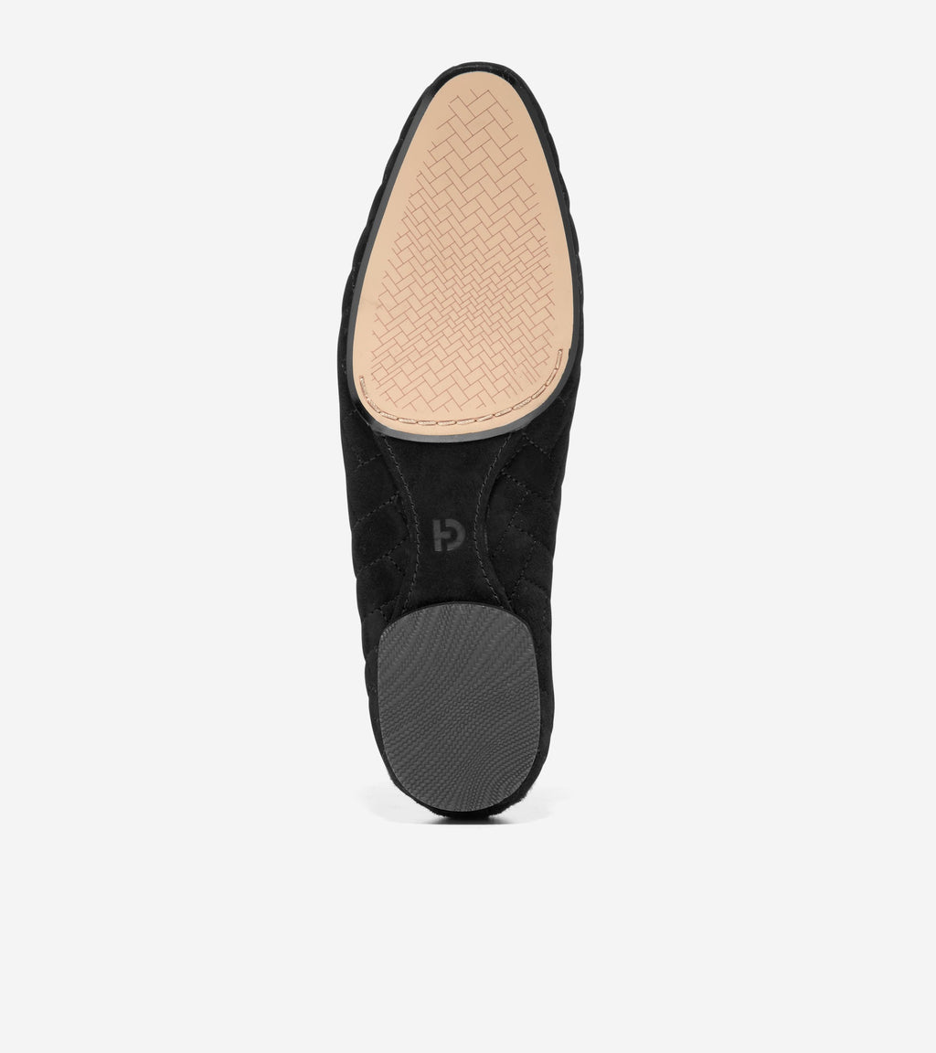 Women's Jasleen Quilted Ballet Flats-Black Quilted
