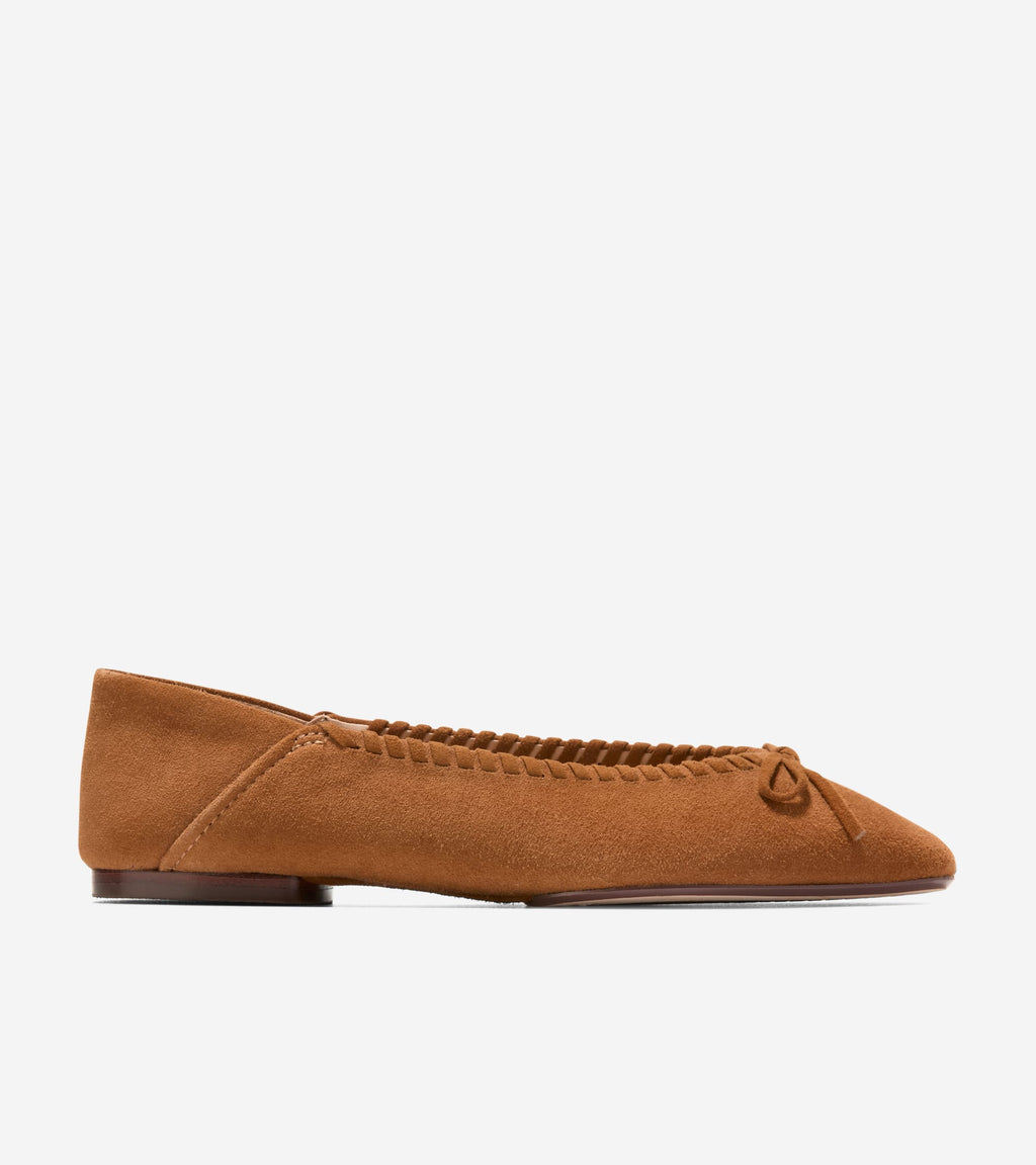 Women's Jaya Travel Ballet Flats-Tobacco