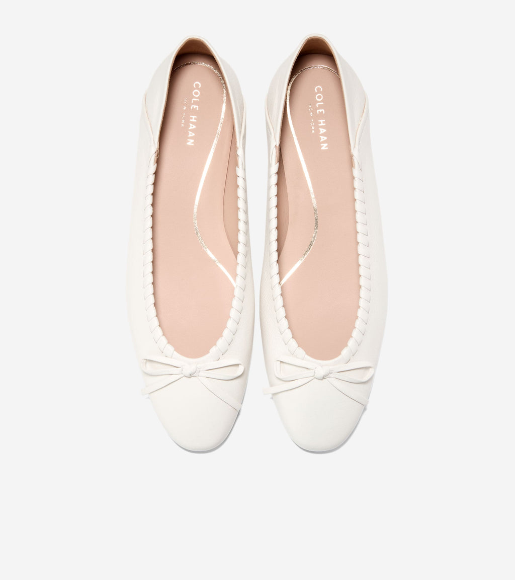 Women's Jaya Travel Ballet Flats-Powder