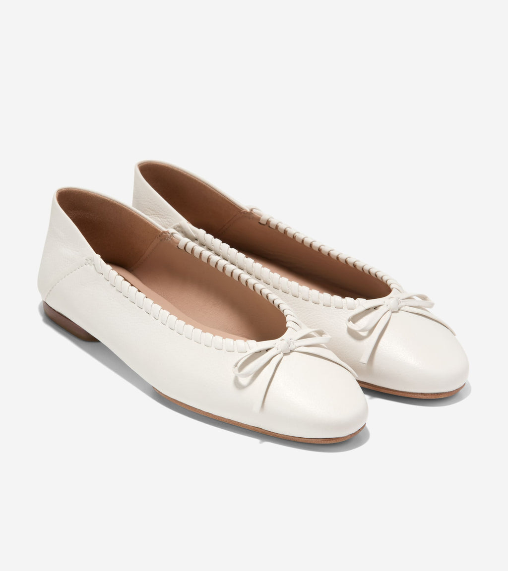 Women's Jaya Travel Ballet Flats-Powder