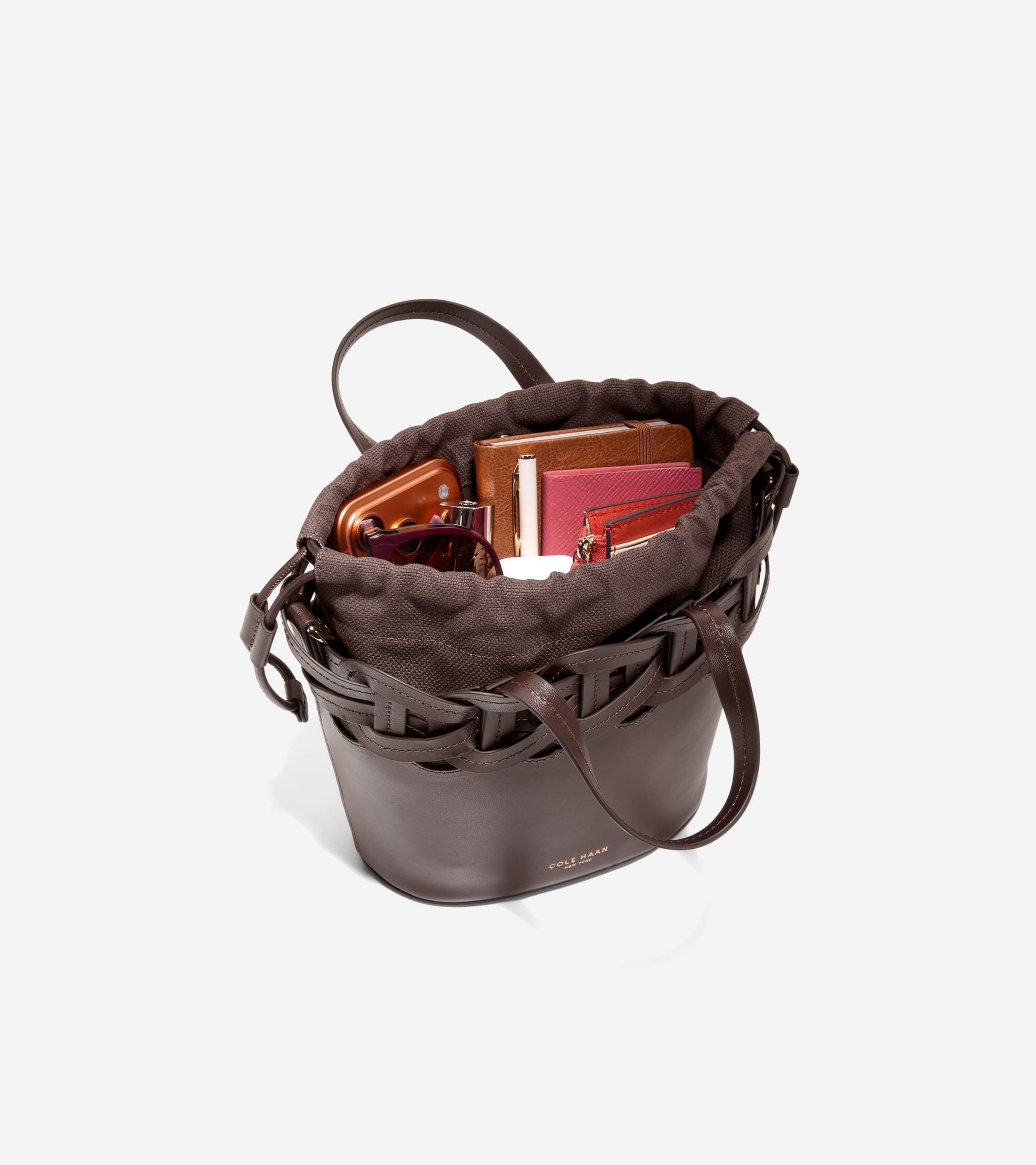Women's Juliette Small Tote Crossbody Bag-Madeira Brown