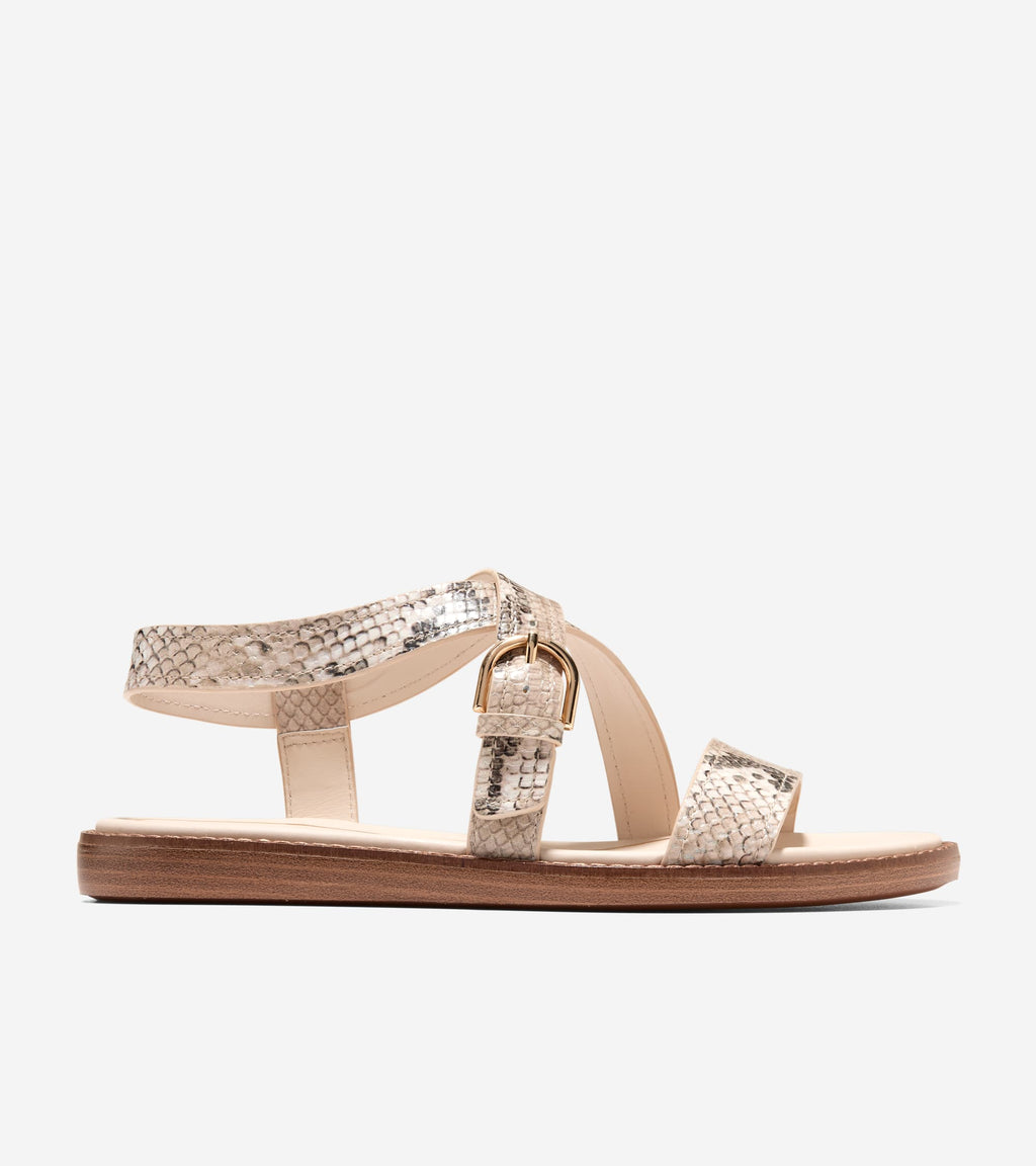 Women's Kami Buckle Sandals-Mojave Snake Print