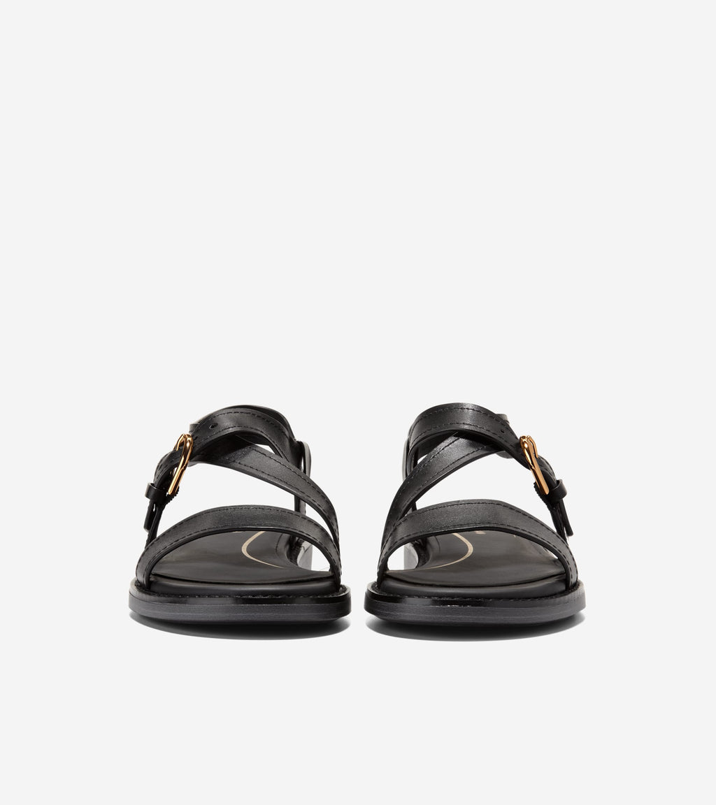 Women's Kami Buckle Sandals-Black
