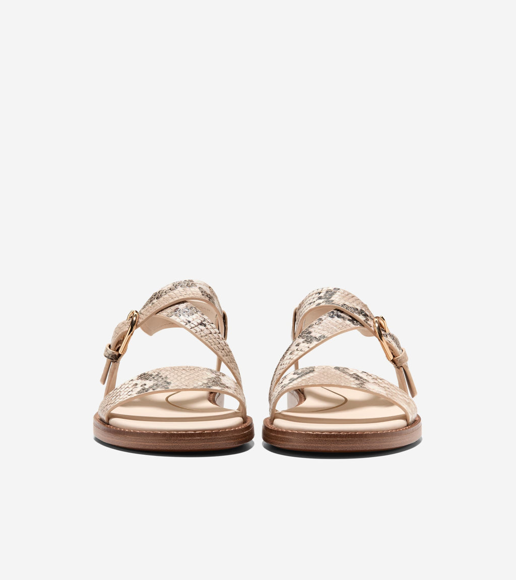 Women's Kami Buckle Sandals-Mojave Snake Print