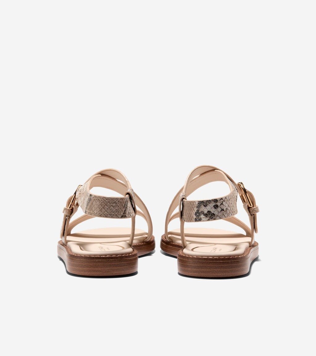 Women's Kami Buckle Sandals-Mojave Snake Print