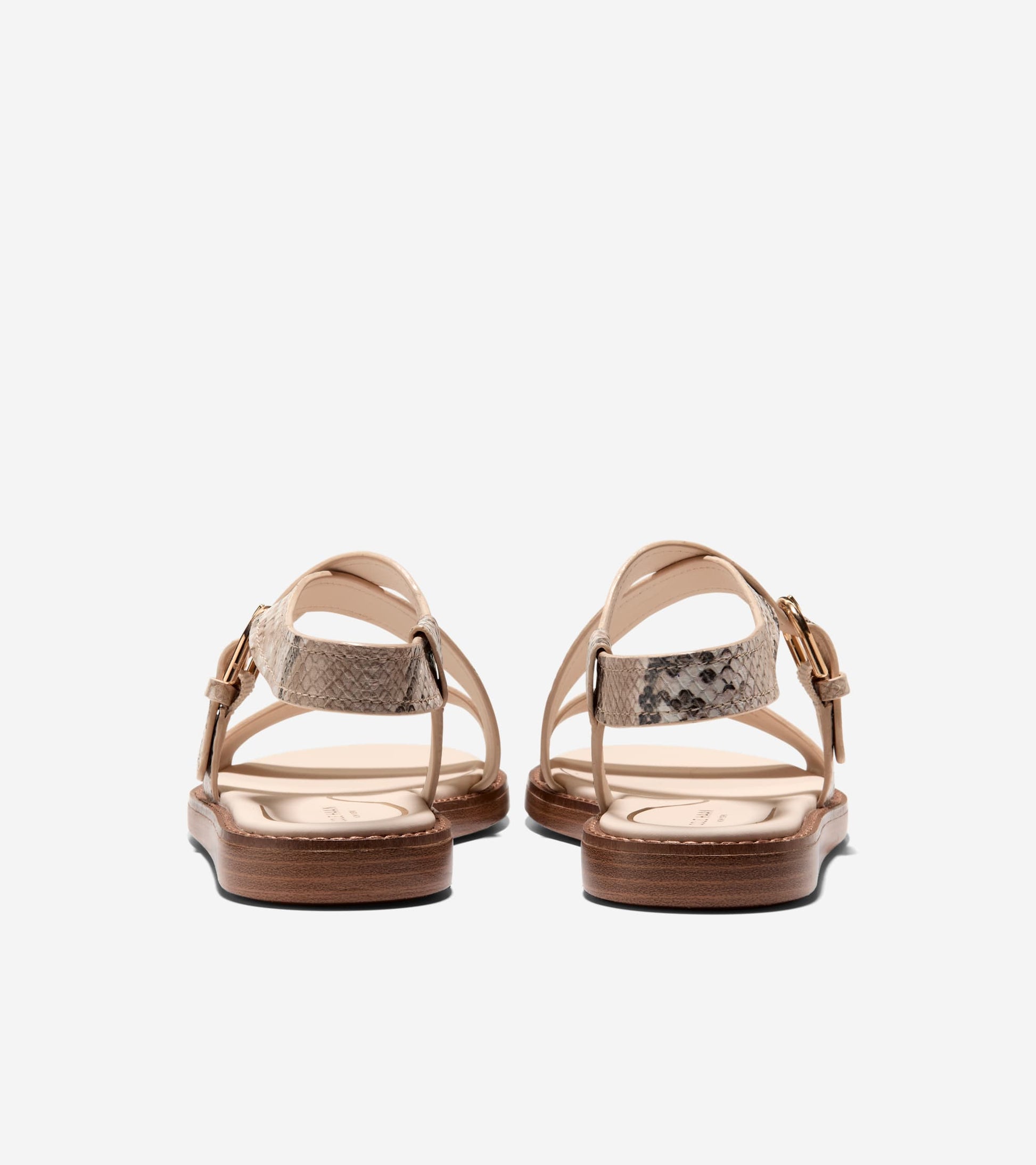 Women's Kami Buckle Sandals-Mojave Snake Print