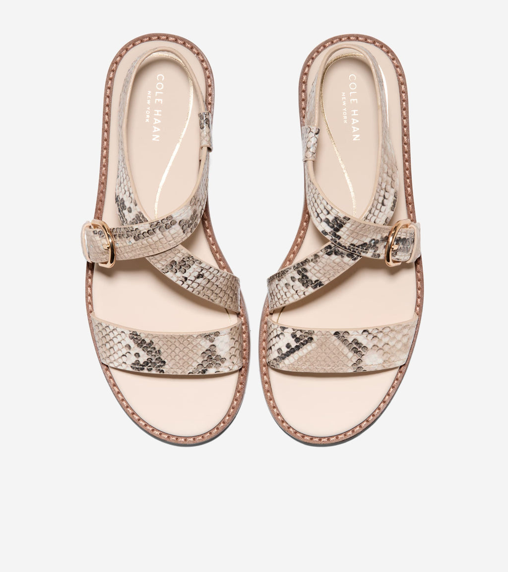 Women's Kami Buckle Sandals-Mojave Snake Print