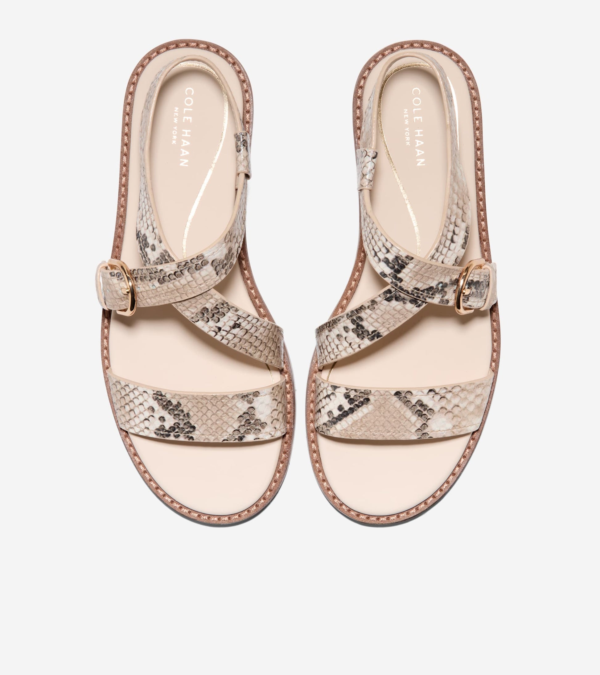 Women's Kami Buckle Sandals-Mojave Snake Print